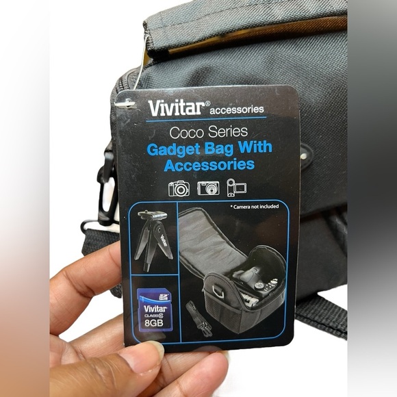 NEW - Vivitar Coco Series Gadget Bag without accessories - Black - Picture 6 of 6